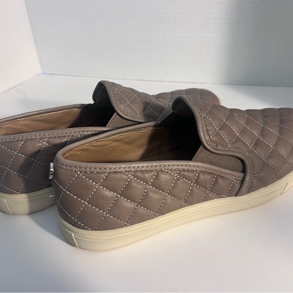 Steve Madden Quilted Slip-On Sneakers - Taupe - S2 - Picture 1 of 6